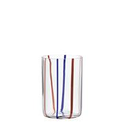 Bicchiere Tirache Zafferano in vetro borosilicato bicolore Ametista-blu box 6 pezzi