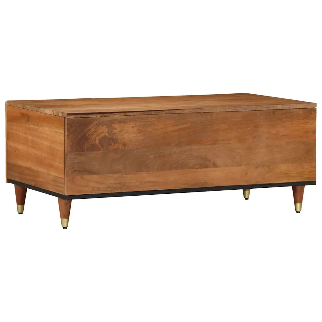 Tavolino da salotto | Tavolino da caff¨¨ | Tavolino da Soggiorno 100x54x40 cm in Legno Massello di Mango