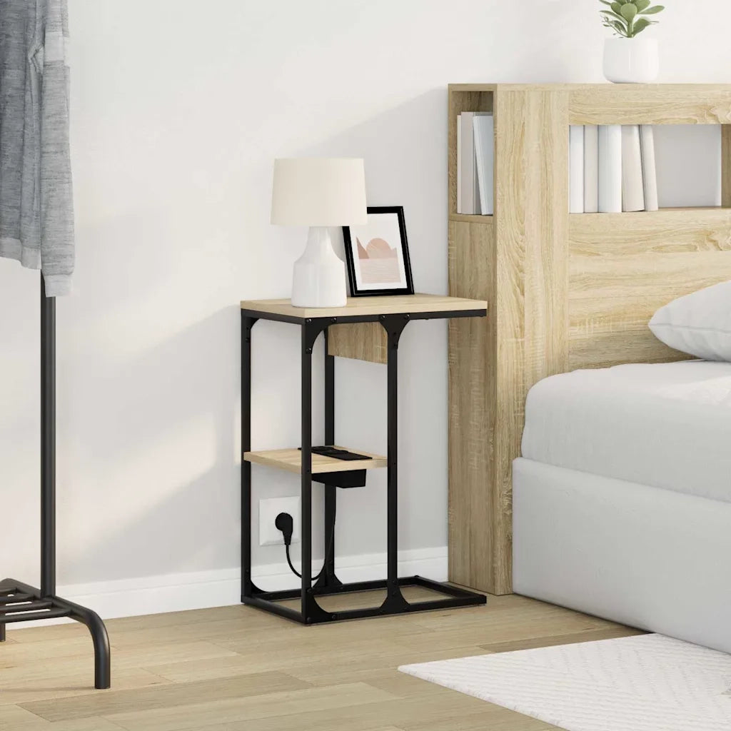 Armadio da Notte Rovere Sonoma 41,5 x 26 x 60,5 cm 859591