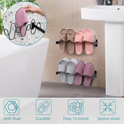 Sistema di conservazione per scarpe da appendere alla parete - Sistema di stoccaggio per pantofle, ciabatte, sneakers, pumps, sandali - Adatto per ogni stanza.