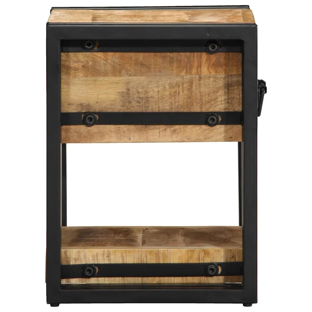 Armadio da Notte 30 x 30 x 40 cm Legno di mango massello 4016706