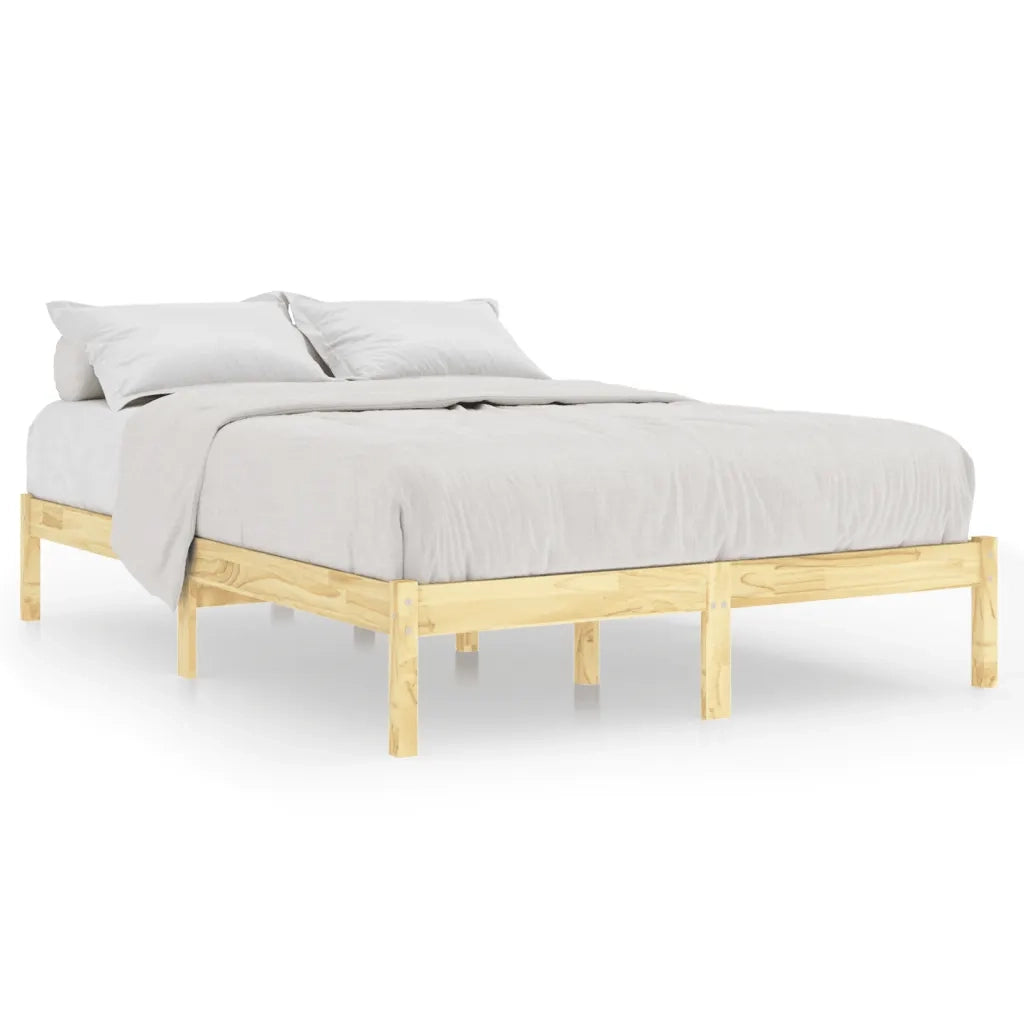 Giroletto-Struttura Letto in Legno Massello di Pino 140x190 cm 453552
