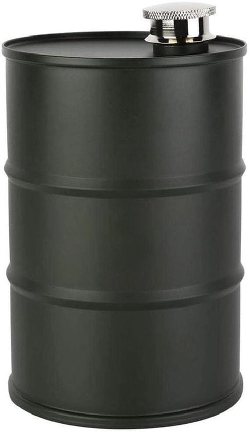 Vaso di birra portatile - 700 ml - Olio per il collo - Coperchio chiuso - Vaso grande - Bicchiere di birra - Manico di olio (verde)