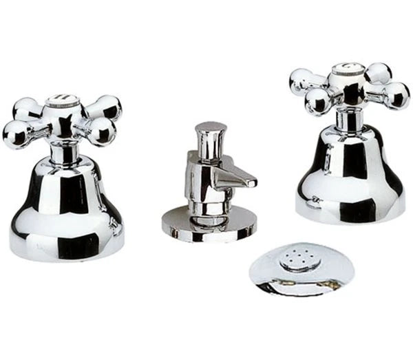 Rubinetto bidet con doccia e scarico - serie liberty