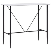 Tavolo da Bar Bianco 120x60x110 cm in MDF cod mxl 6807