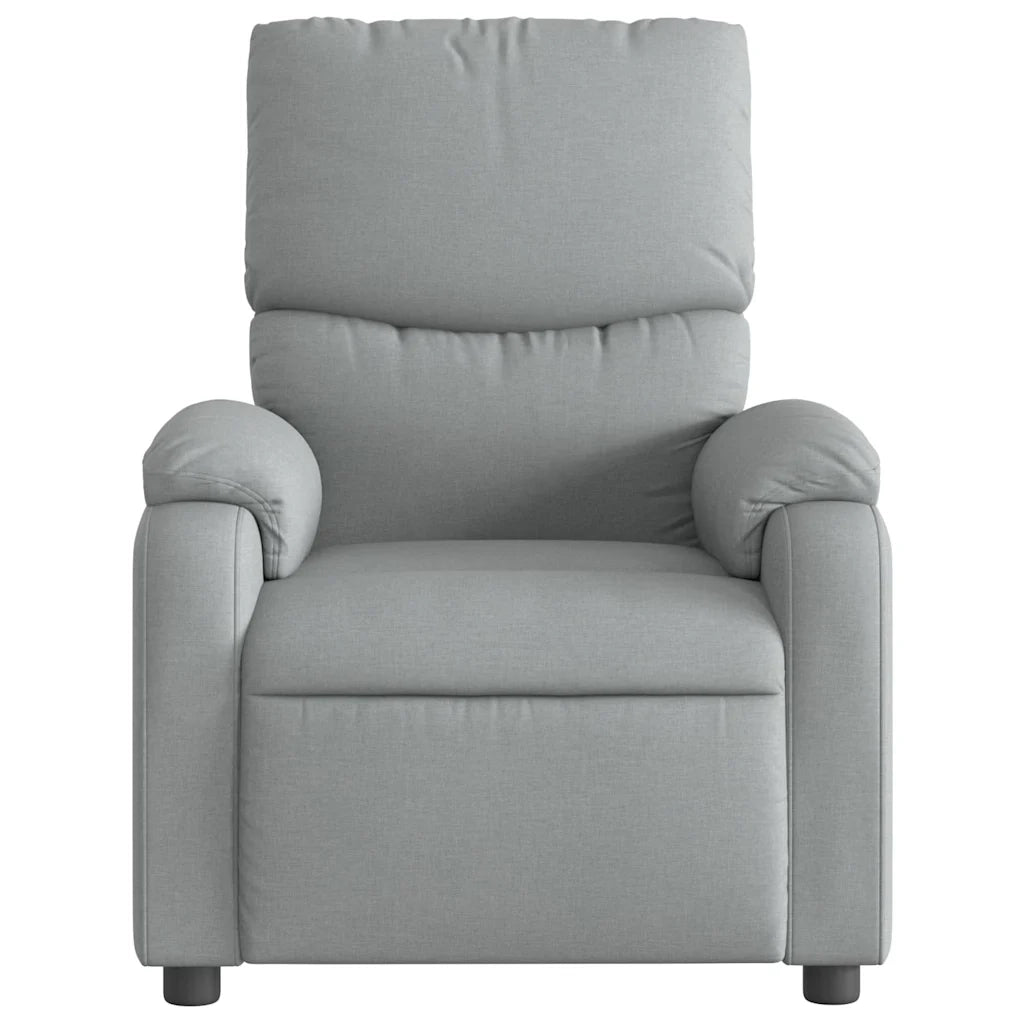 Divano Sedia-Poltrona reclinabile in tessuto grigio chiaro 661905