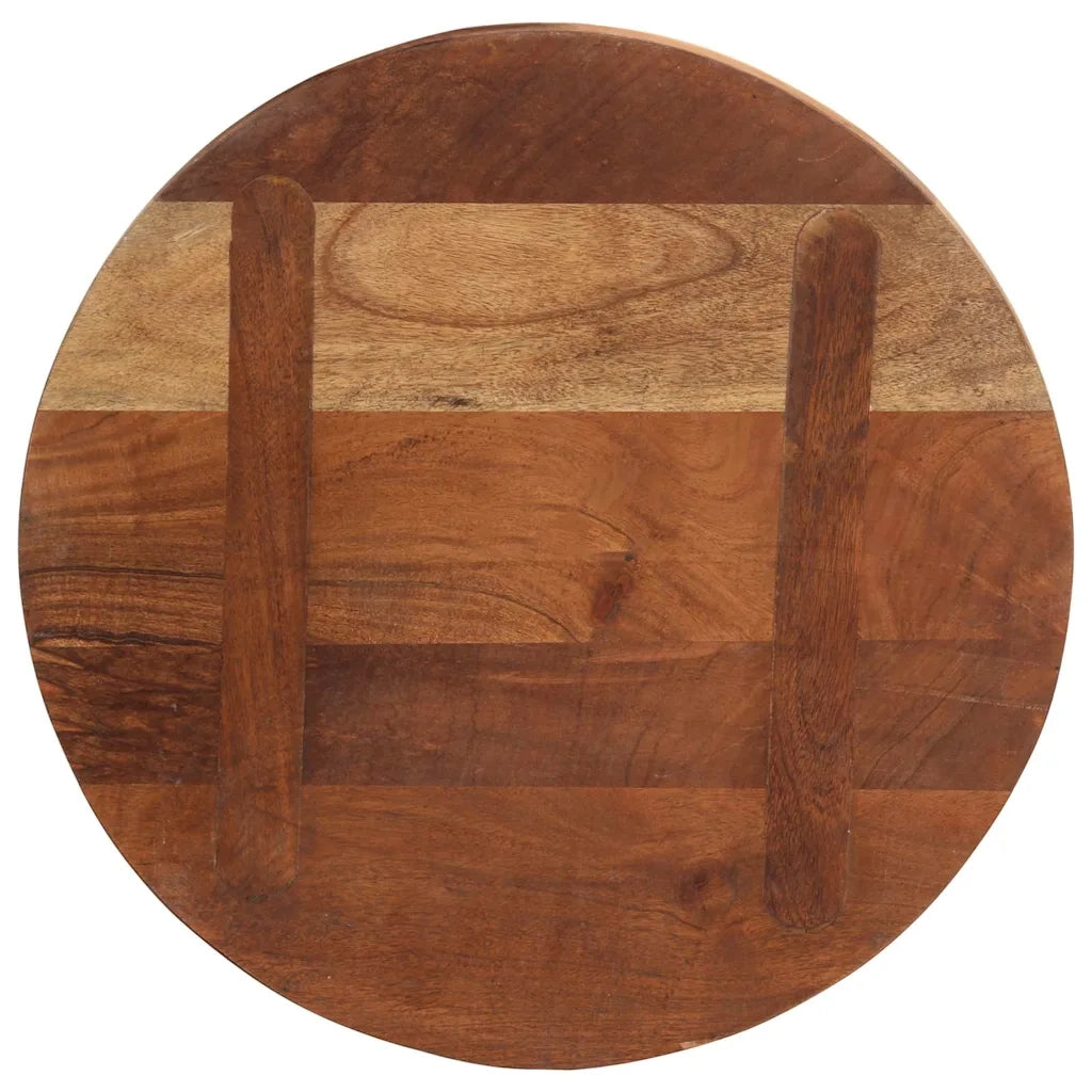 Piano per Tavolo Ã˜ 40x2,5 cm Rotondo Legno Massello di Recupero