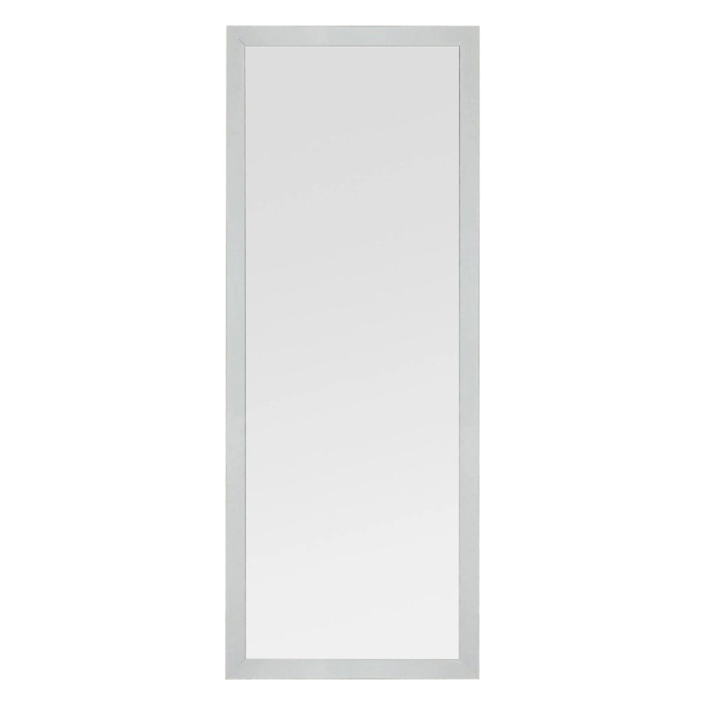 Carimate, Specchio Forma Rettangolare, 40x105h cm Bianco