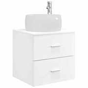 Mobile Lavabo | Armadio Lavabo da Parete Bianco 49,5 x 44,5 x 66 cm
