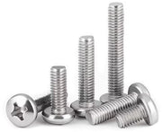 Viti a rond capo in acciaio inossidabile - Phillips - viti a testa a clessidra M2 x 4 mm - 100 pezzi - resistente alla corrosione - efficiente per l'assemblaggio