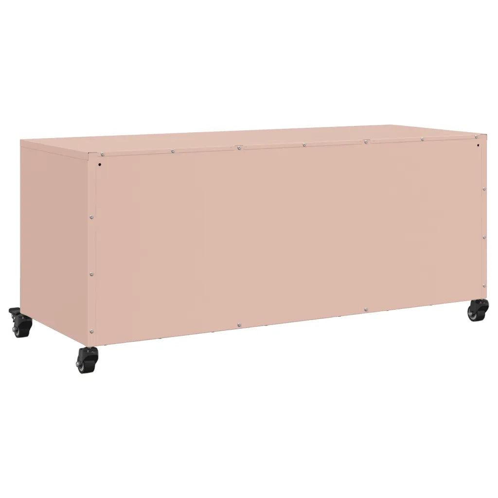 Mobile TV Rosa 100,5x39x43,5 cm in Acciaio 846645