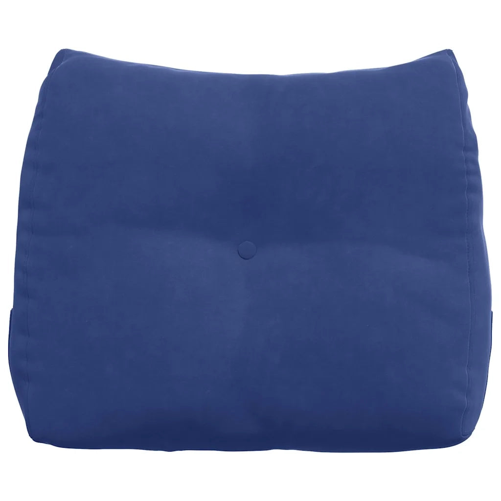 Cuscino per Schiena Blu Polizia 60 x 24 x 50 cm Velluto 42014411