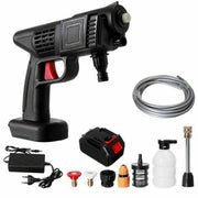 Trade Shop - Idropulitrice A Batteria 12 V Alta Pressione Portatile Senza Fili Lavaggio Auto -