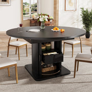 TAVOLO ALLUNGABILE 118-158 x 118 x 76 cm MDF Nero