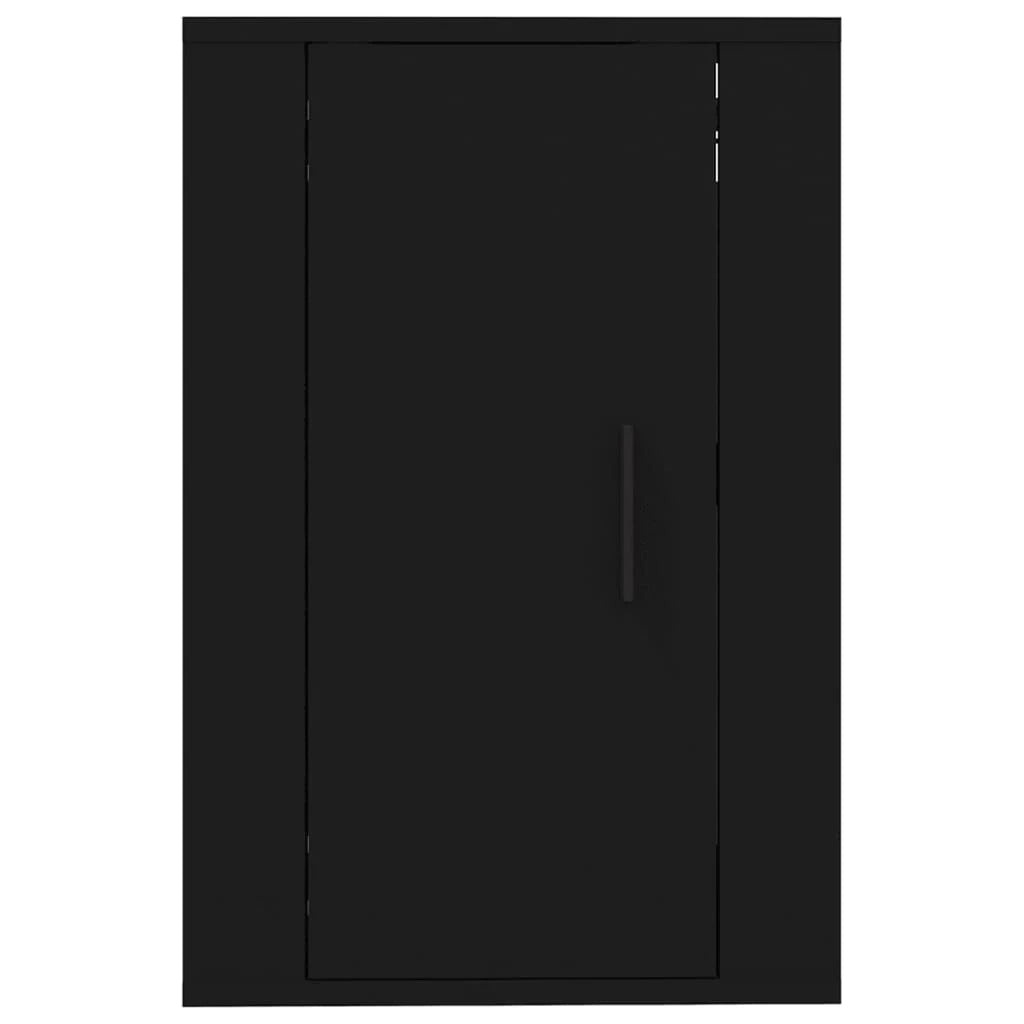 Mobile TV multimediale scaffale TV mobile TV credenza TV sala da pranzo soggiorno camera da letto montaggio a parete 40 x 34,5 x 60 cm nero 02_0027773