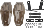 Protezione universale per motocicli - Protezione motociclistica - Design protettivo - Policarbonato/metallo di alta qualità - 2 pezzi - Installazione semplice - Protezioni mani motociclistiche