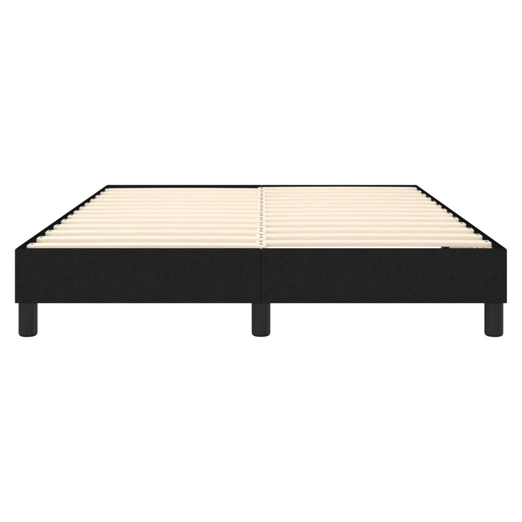 Struttura Letto a Rete a Molle Nero 140x200 cm in Tessuto 3120518
