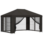 Gazebo | Pergolato da giardino con pareti laterali 4 ¡Á 3 m Antracite