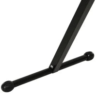 Cavalletto a Rullo ad Altezza Regolabile in Metallo, Design Pieghevole e Salvaspazio, 44x50x68-110 cm