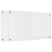 Schienale da cucina 2 pz Trasparente 90 x 50 cm CFW4924746