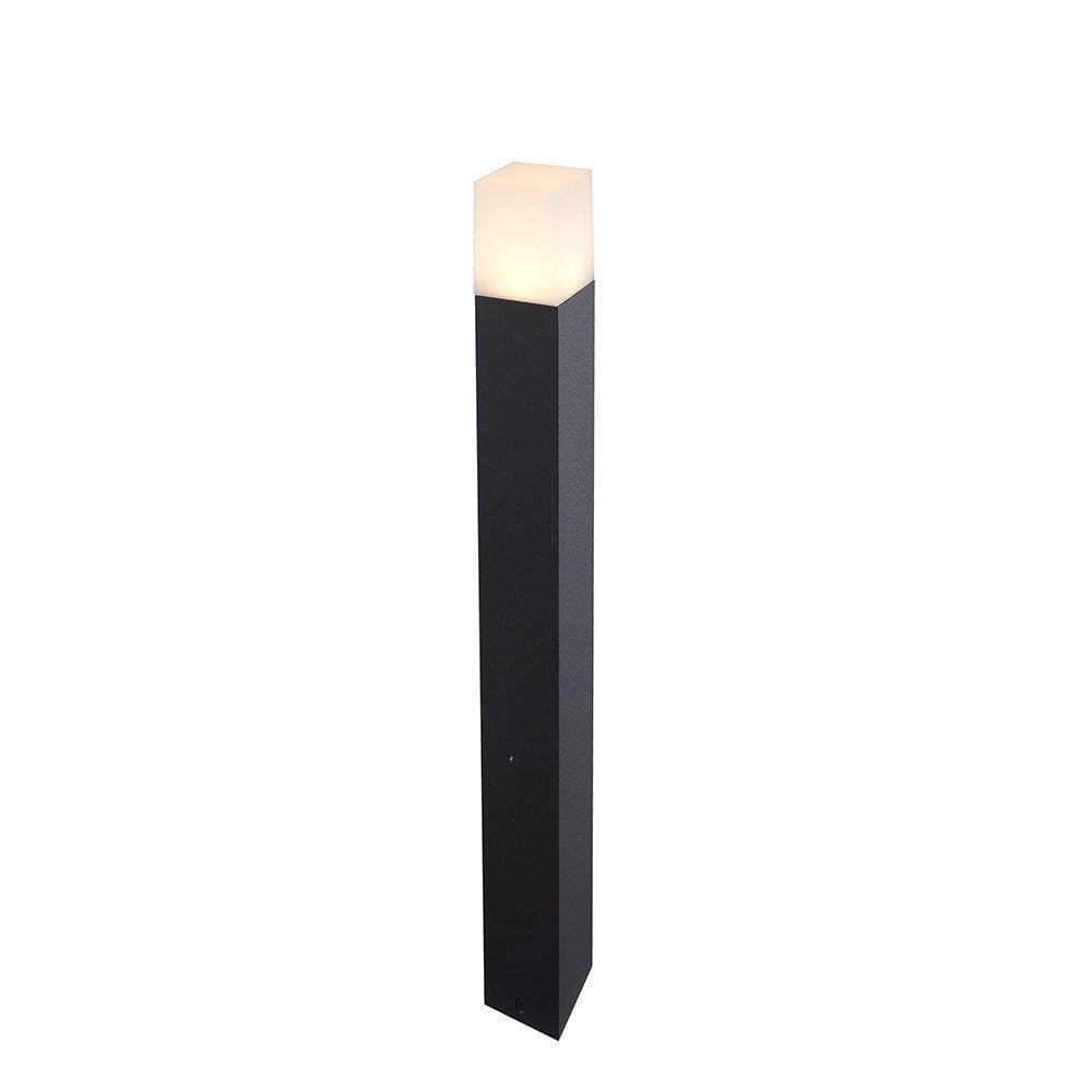 Paletto giardino V-TAC VT-7615 GU10 nero alluminio IP54
