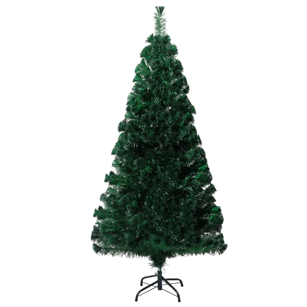 Albero Natale Artificiale con Supporto 120 cm in Fibra Ottica 321026