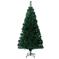 Albero Natale Artificiale con Supporto 120 cm in Fibra Ottica 321026