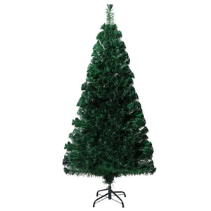 Albero Natale Artificiale con Supporto 120 cm in Fibra Ottica 321026