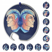 Apribottiglie in metallo KADAX, regalo per il segno zodiacale dei Gemelli, resistente.