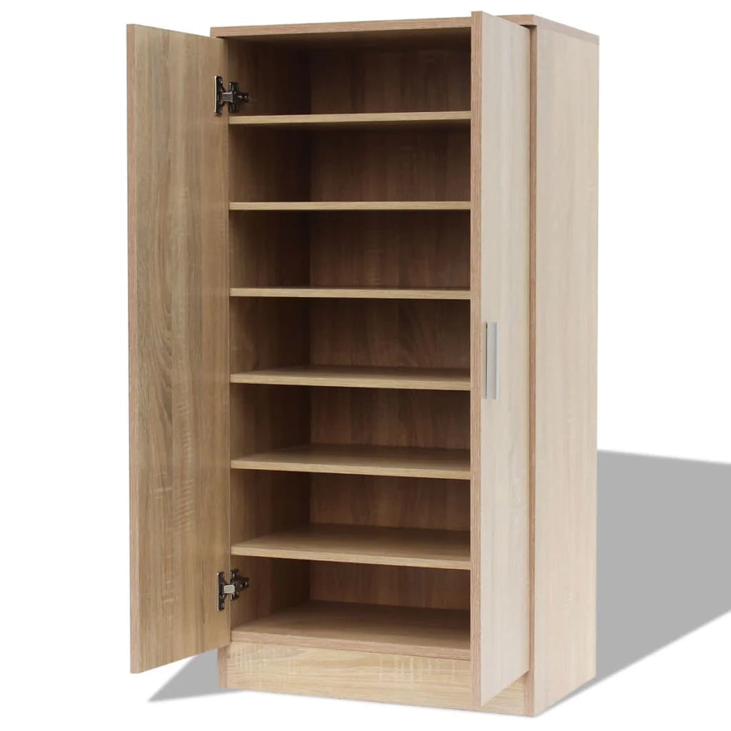 Scarpiera con 7 ripiani finitura rovere marrone 02_0043414