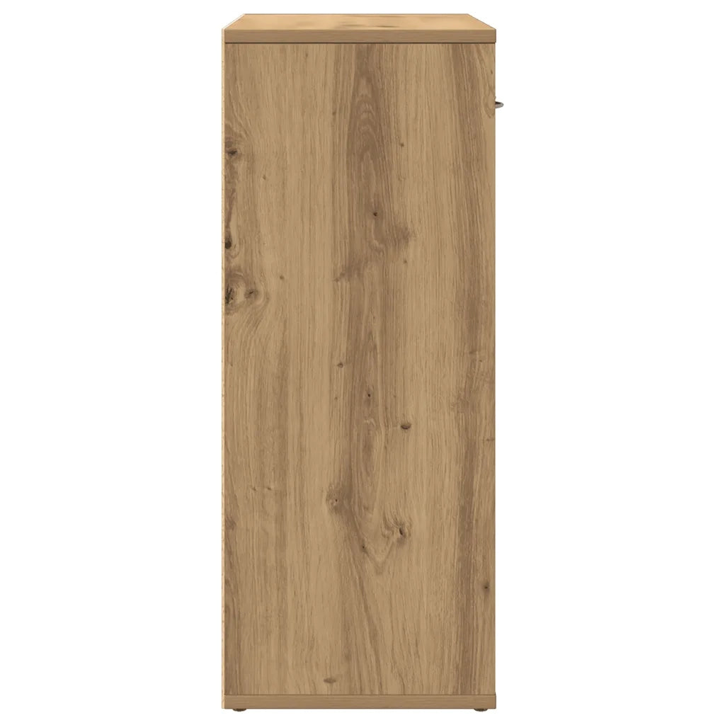 Credenza Rovere Artigianale 60x30x75 cm in Legno Multistrato