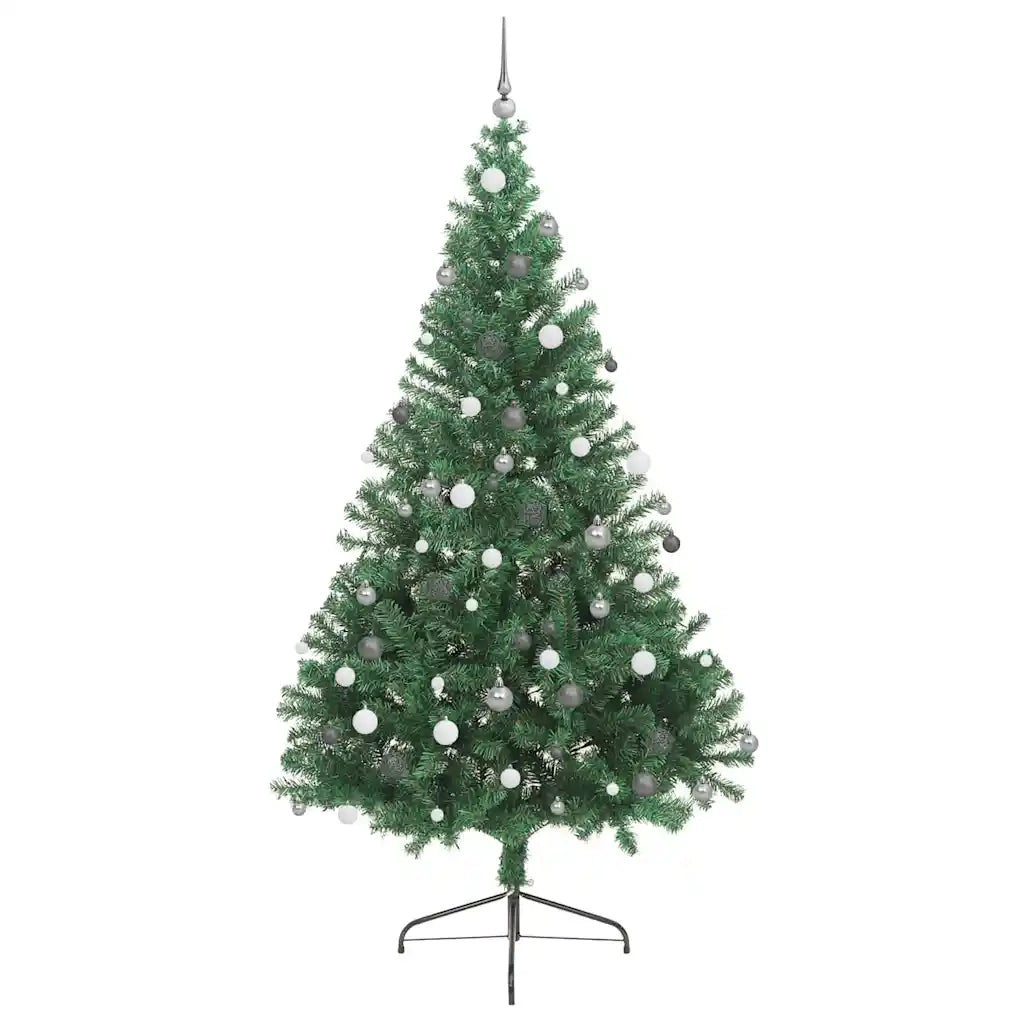 Albero di Natale artificiale con luci integrate Verde 240 cm 3397036