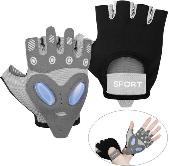 Guanti di allenamento moderni - Nero - Fitness - Adatto a entrambi i sessi - Dimensione L