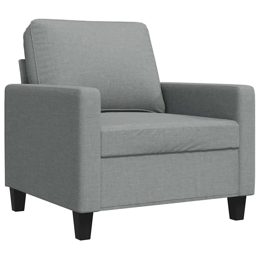 Poltrona Grigio Chiaro 60 cm in Tessutocod mxl 106674
