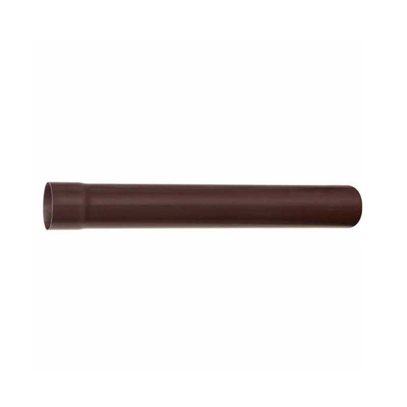 Tubo in pvc marrone/grigio tondo : Colore - Marrone, Diametro - 80 Tondo, Metri Lineari - 2 metri