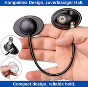 Blocco per Frigorifero, 2 Pack, Cassetti e Porte Sicure, Adesivo Bloccante con 4 Chiavi, Chiavi per Porte Sicure, Cavo di Acciaio Resistenente, Senza Residuo, Protezione per Bambini per Casa e Ufficio