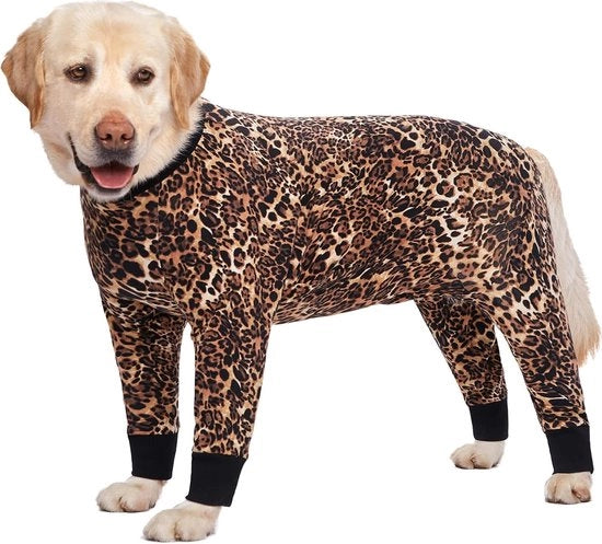 Pak diagnostico per cani dopo intervento - Cappotto di protezione con lunga manica per la cura delle ferite e l'igiene
