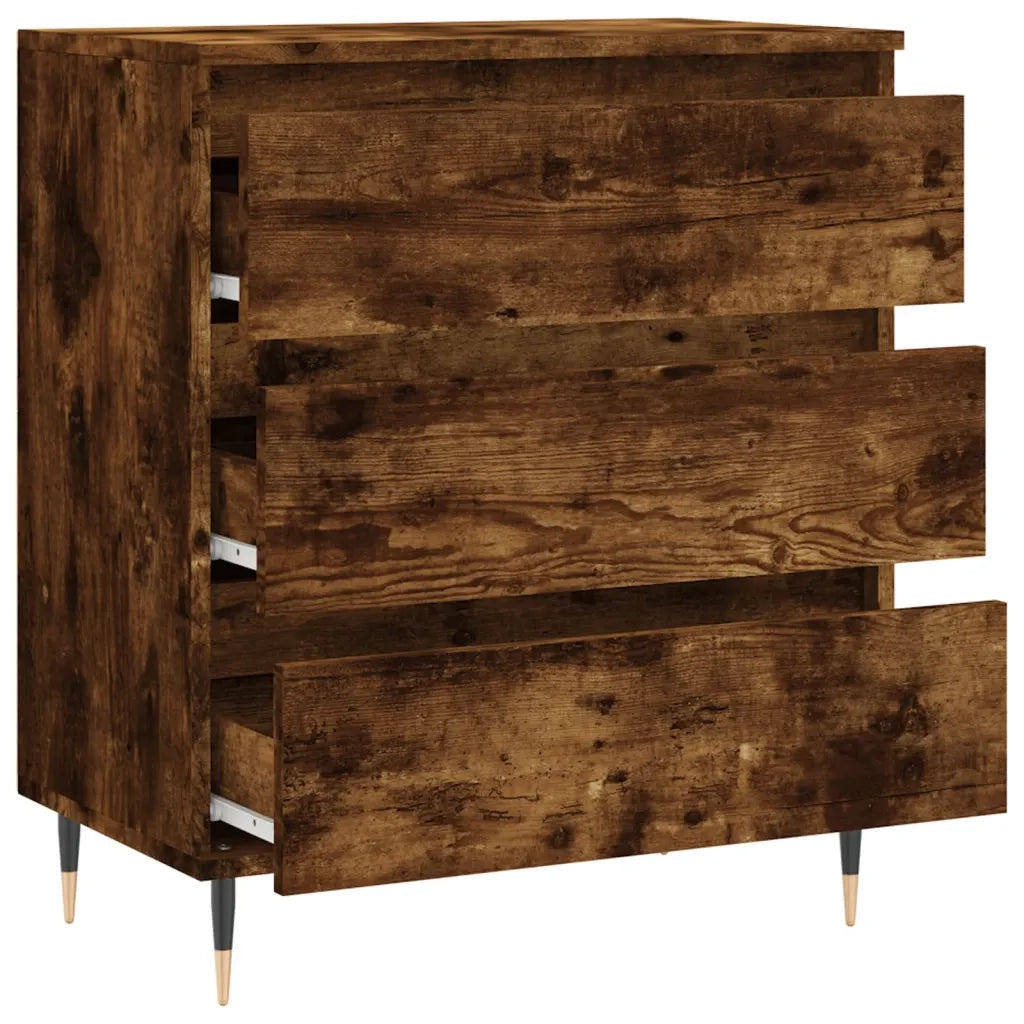 Credenza Rovere Fumo 60x35x70 cm in Legno Multistrato 827177