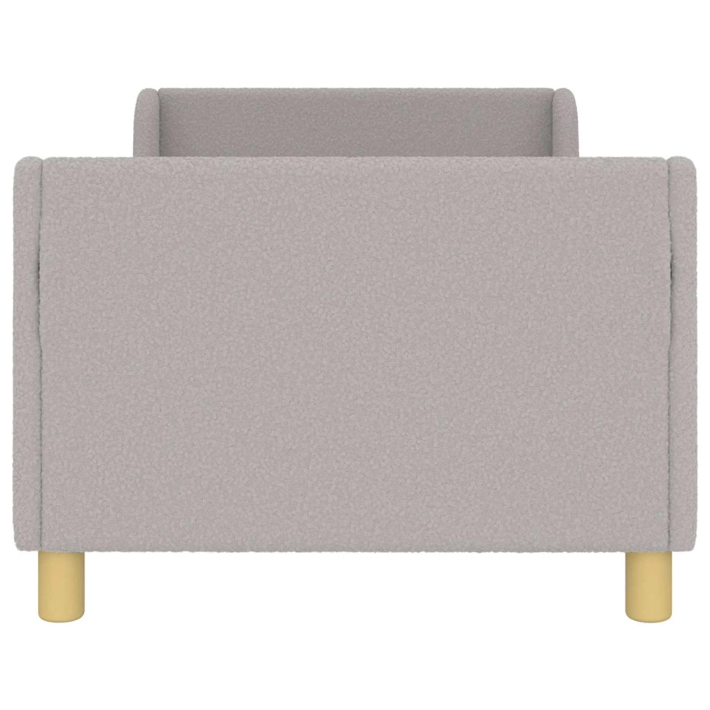 Struttura letto bambini con testata Grigio chiaro 80 x 160 cm