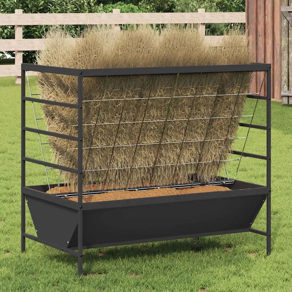 Mangiatore per Bestiame Nero 100 x 60 x 90 cm CFW9923610