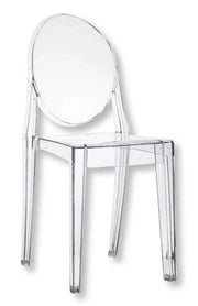 Sedia Host in policarbonato trasparente cm.38x50x90h seduta cm.45h 4 PEZZI