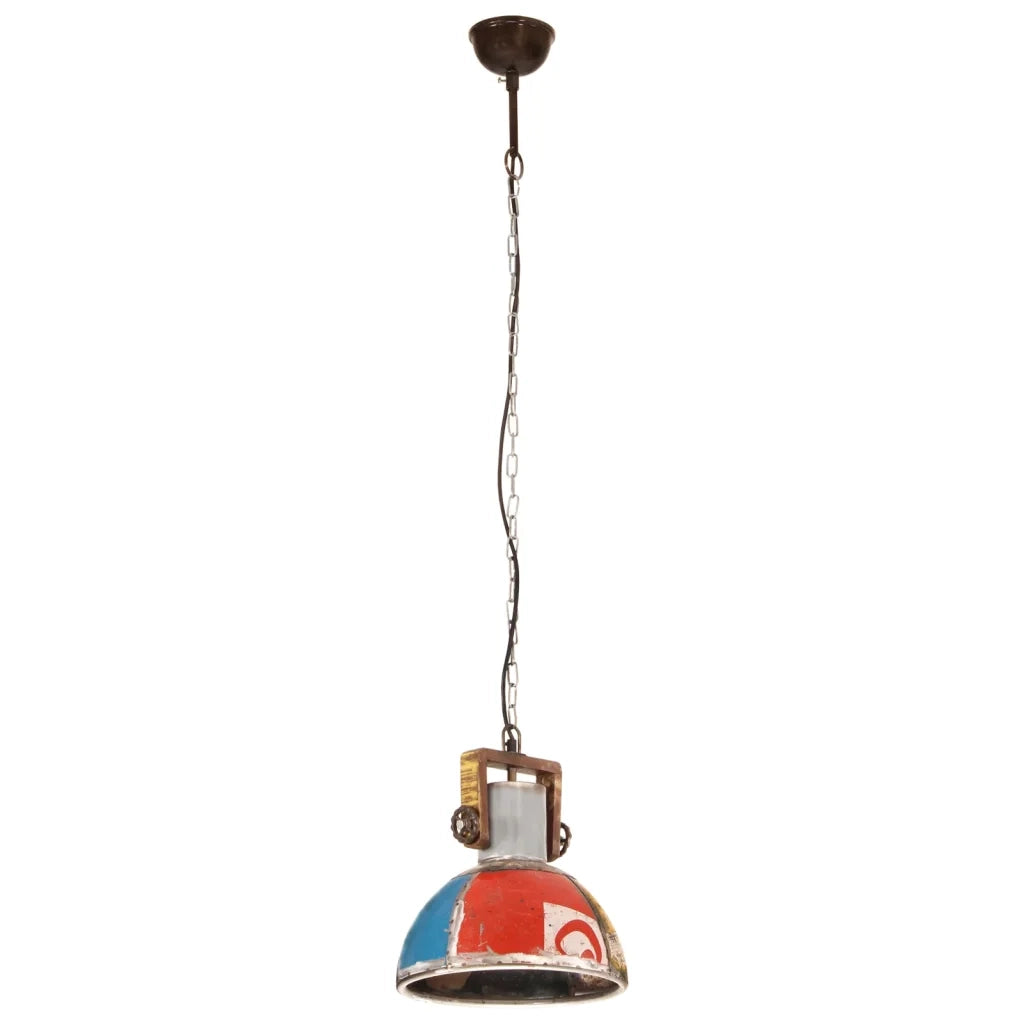 Lampada Sospesa Industriale 25 W Multicolore Rotonda 30 cm E27 344396
