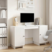 Scrivania Bianco Lucido Legno ingegnerizzato 142,5 x 50 x 75 cm 3414571
