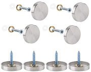 Set di Viti Decorative 20 pezzi - Bocchette in Acciaio Inossidabile - Duraturo - Facili da Montare - Stile Elegante - Viti Decorative