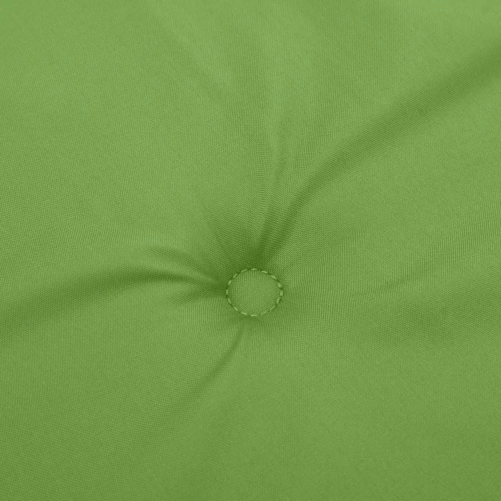 vidaXL Cuscini Sedia Schiena Bassa 2 pz Verde Mélange 100x50x4 Tessuto