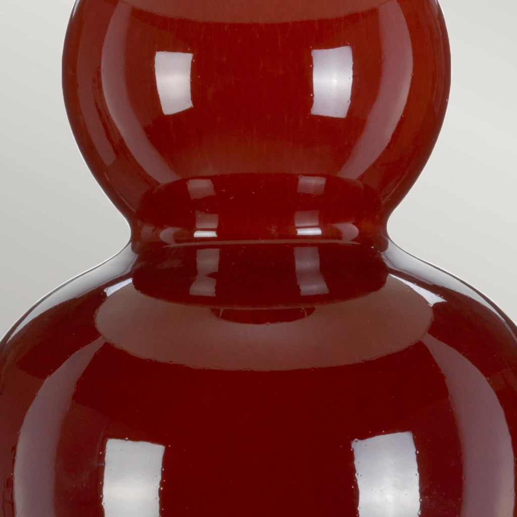 Lampada da tavolo in ceramica rossa Harbin E27 60W D. Lightbox