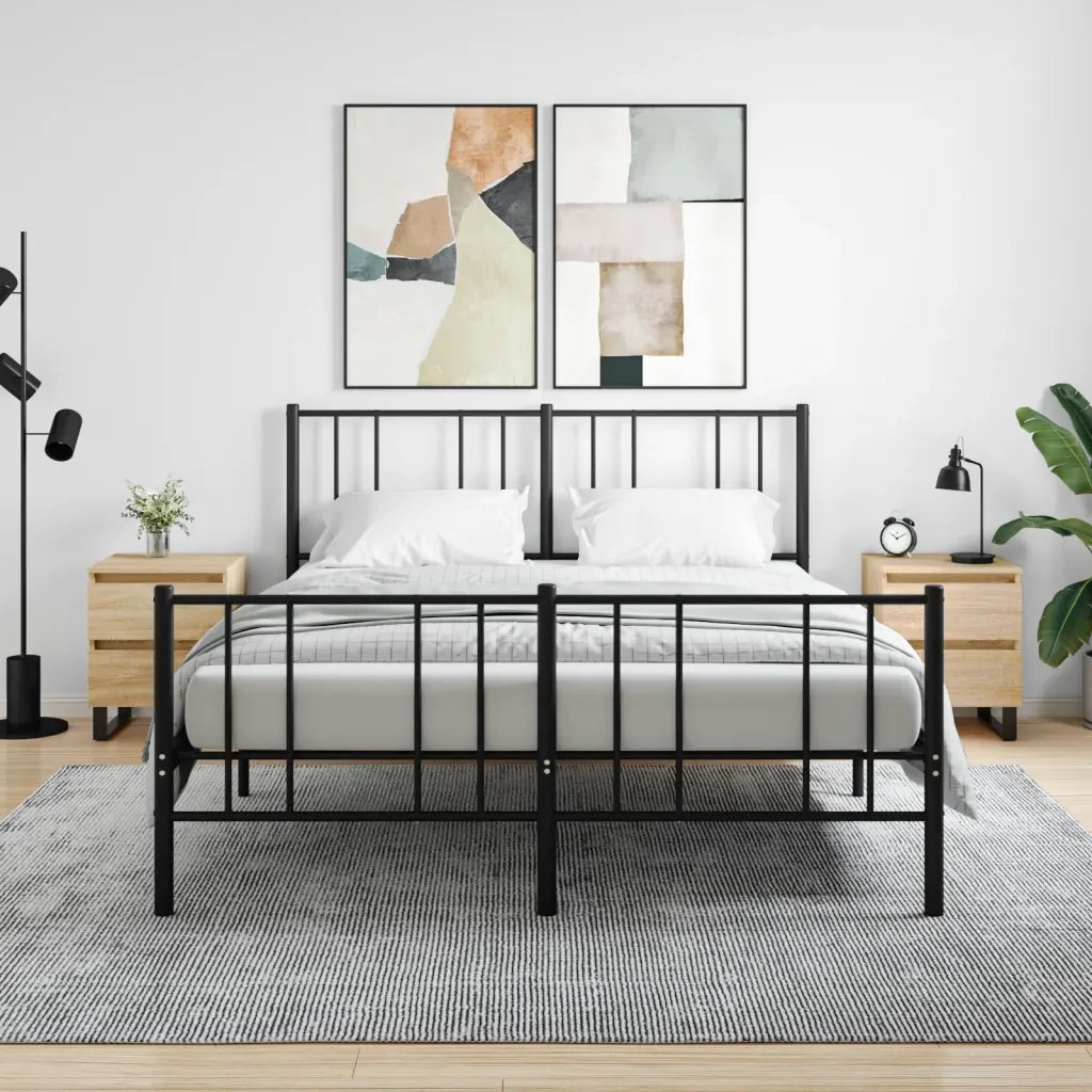 Set di 2 Comodini | Armadio da Notte | Mobiletto da notte Rovere Sonoma 40x35x50 cm in Legno Multistrato
