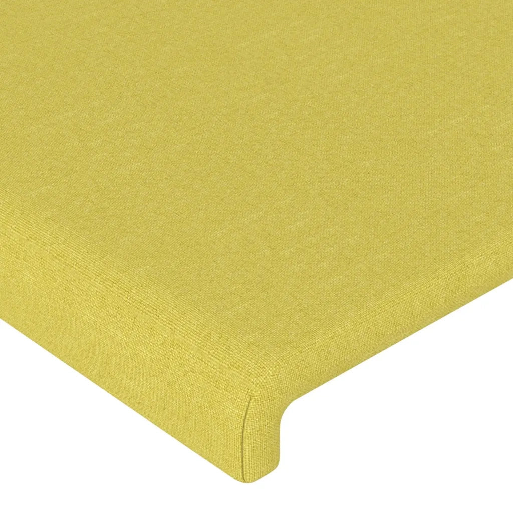 Testiera ad Orecchio Verde 203x16x118/128 cm in Tessuto