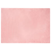 Tappeto del soggiorno | Tappeto antiscivolo in sintetica di coniglio OLITE Rosa