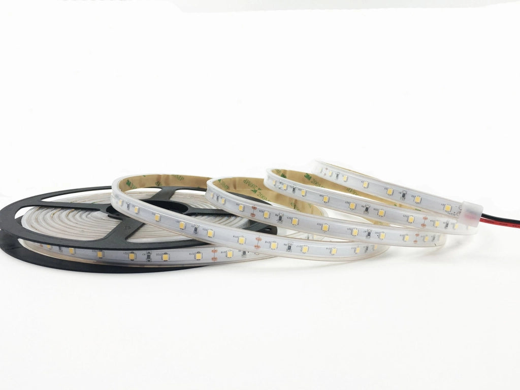 STRIP LED 2835 DC24V IN KAPTON E SILICONE 60 LED PER MT 14W PER MT 1542LM PER MT 6000K IP67 1X500CM